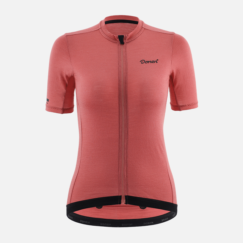 Women's Merino wool Short Sleeve Cycling Jersey DN23WOOL01