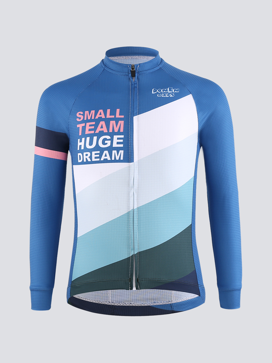 Kids long sleeve cycling jersey sale