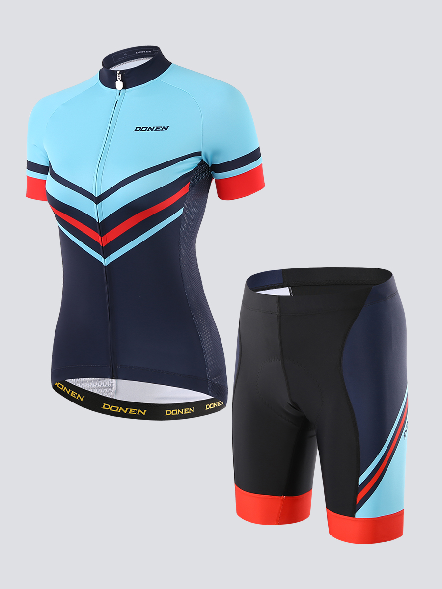 Women's Short Sleeves Cycling Jersey Suit DN170410